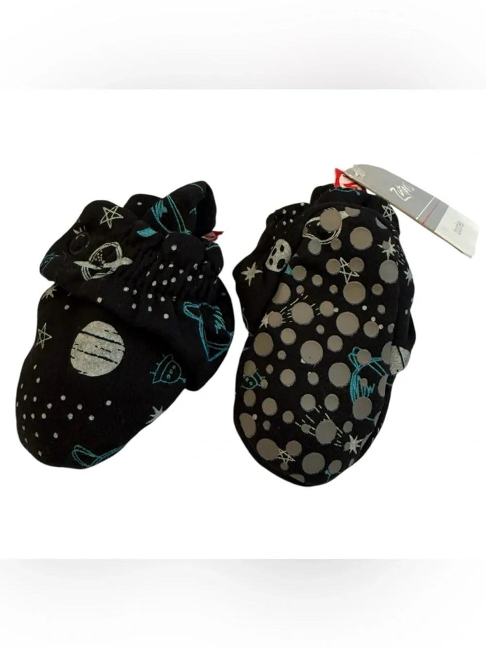 Zutano Baby Booties Outer Space  Size: 3 Mos. NEW